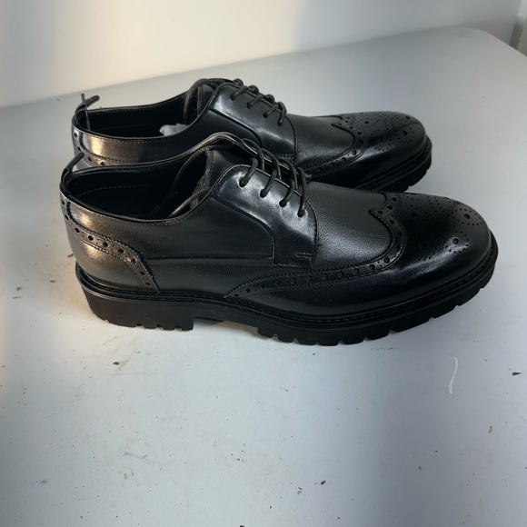 Steve Madden Men’s EMERI Oxford Wingtip Shoes - Size 9.5M (Leather Upper) - Picture 7 of 13